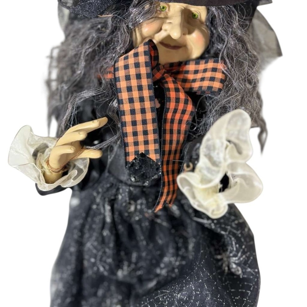 Halloween Witch Decor 24" Tabletop Display  Weighted Shelf Sitter - Read DESC. - Picture 5 of 9